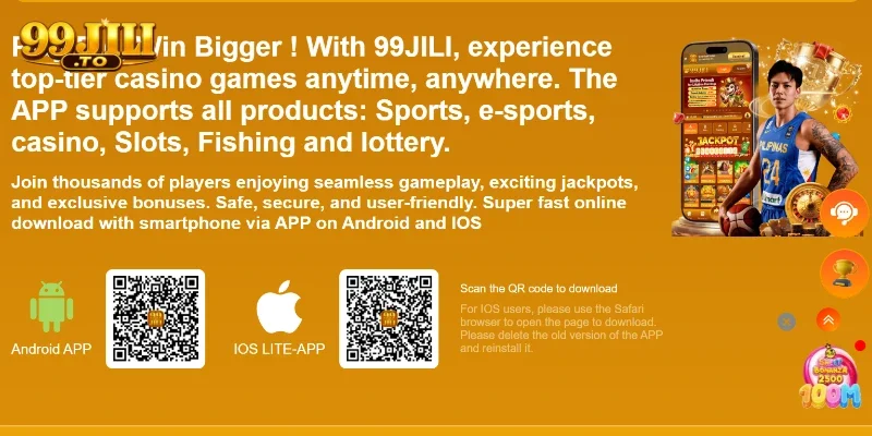 99JILI operations run faster with easy app downloads