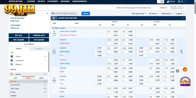 A diverse range of sports betting options to suit every budget